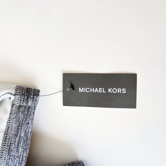NEW! Michael Kors Double LOGO Grey Pull Over Sweatshirt Top- Size M - Picture 13 of 14